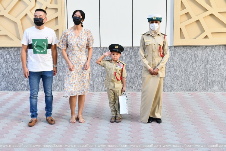 Dubai Police fulfils Child Dream to ride in Luxury Police Patrol